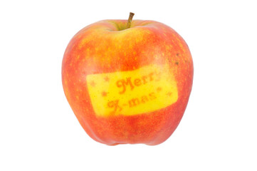 Isolated apple