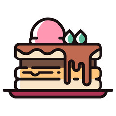 Pancake LineColor illustration