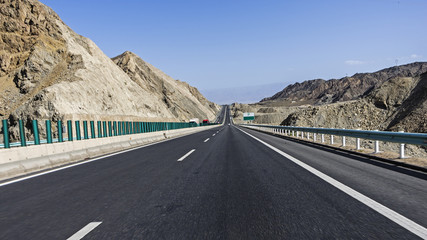 highway on the plain