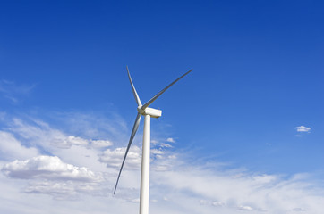 Fototapeta premium wind power generation under the blue sky