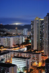 Obraz premium Crowded Hong Kong
