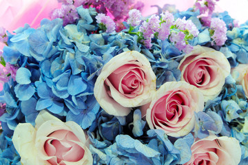 Pastel flowers For the background