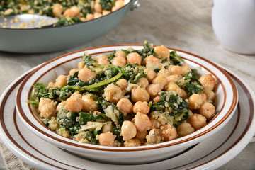Healthy vegan dinner