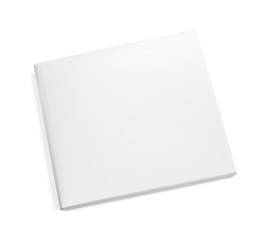 Blank paper box isolated on white background. Empty cardboard package for design. ( Clipping path )