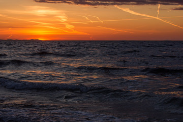 Sunset in Zadar, Croatia
