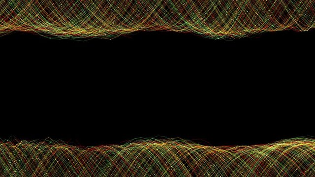 Seamless holiday frame particle animation loop background