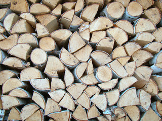 Birch firewood