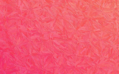 Red and pink Impasto with large brush strokes background illustration.