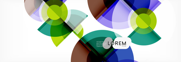 Obraz premium Circle abstract background