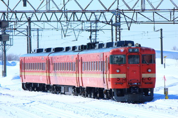 Obraz premium 滝川駅 711系