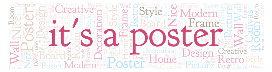 Interior Poster word cloud.