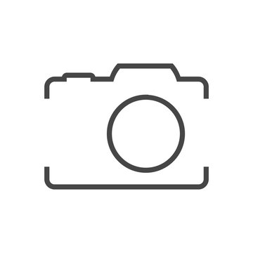 Photo camera, line icon
