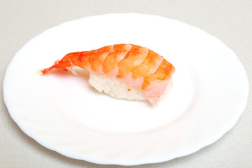 Sushi. Shka, kunsei, magura. Sashimi Unagi. Japanese food on a beautiful dish. Dietary food. An exquisite Japanese dish.