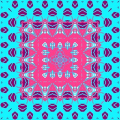 Floral graphic abstract pattern