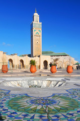 Great Mosque Hassan II in Casablanca, Morocco.