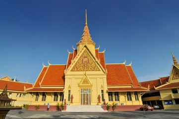 Front of the Cambodian Supreme Court, Phnom Penh, Cambodia.