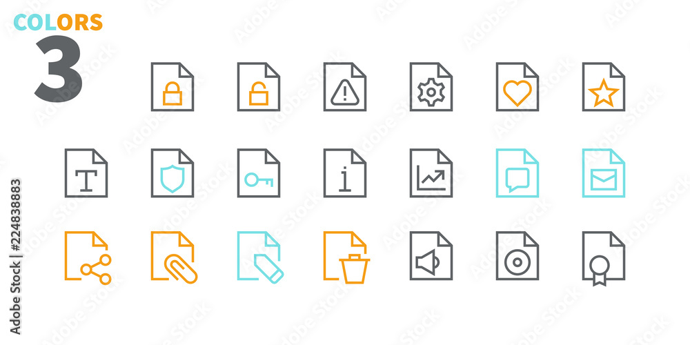 Poster file ui pixel perfect well-crafted vector thin line icons 48x48 ready for 24x24 grid for web graphic