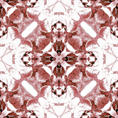 Red seamless pattern. Appealing delicate soap bubb