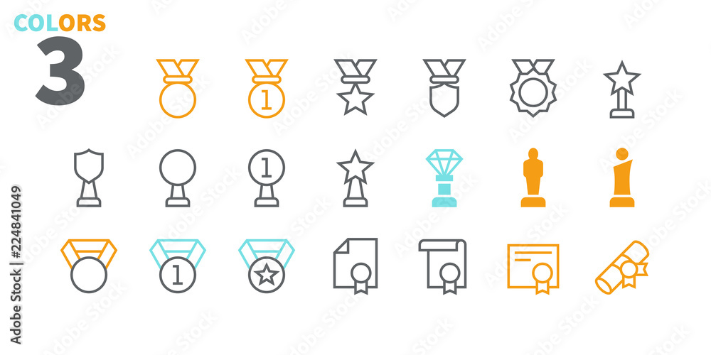 Poster awards ui pixel perfect well-crafted vector thin line icons 48x48 ready for 24x24 grid for web graph