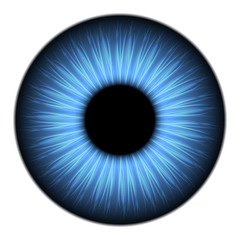 Fototapeta na wymiar Blue eye texture for 3d modeling