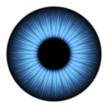Blue eye texture for 3d modeling