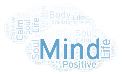Fototapeta premium Mind word cloud.