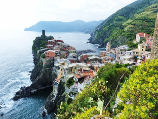 Vernazza, one of the villages of Cinque Terre in italy