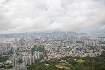 asia city with traffic