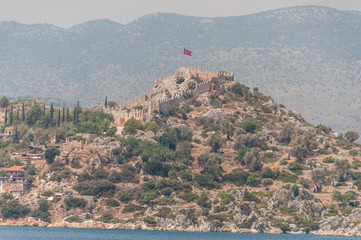 Руины Византийской крепости. Турция, Кеккова