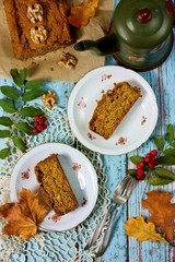 ciasto z dyni korzenne przyprawy  © Karolina