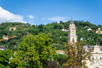 Chruch in Merano, South Tyrol, Italy