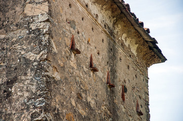 Particolare di una colombaia