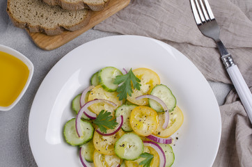 Salad of fresh vegetables