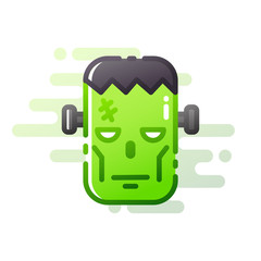 Frankenstein LineColor illustration