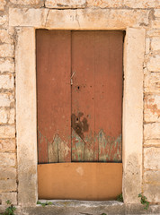 Old rustic door 