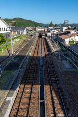 Fototapeta na wymiar Railway from top