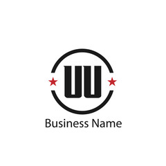 Initial Letter UU Logo Template Design