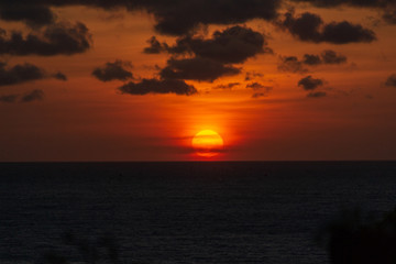 Sunrise over the ocean