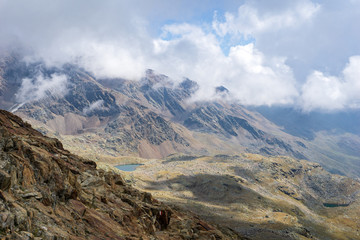Idyllic view of Sallent Joch, Adamello Brenta National Park, South Tyrol, Italy