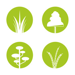 tree and plant icons