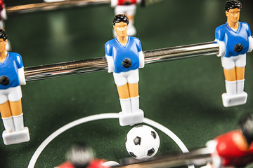 Fototapeta premium table football game, abstract light