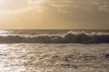 mandurah Beach at Sunset lights