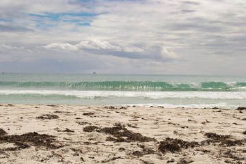 Cloudy day at the beach