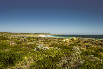Beach Landscape blue sky