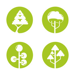 tree and plant icons
