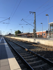 Fototapeta na wymiar Leer (Ostfriesl) railway station