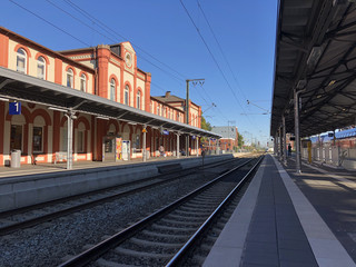 Fototapeta na wymiar Leer (Ostfriesl) railway station