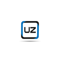 Initial Letter UZ Logo Template Design