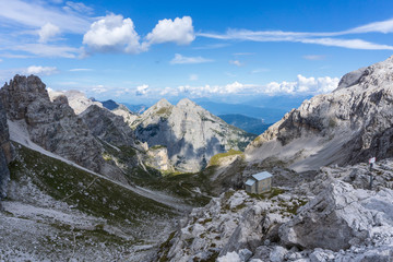 Fototapeta premium Idyllic view of Adamello Brenta National Park, South Tyrol / Italy