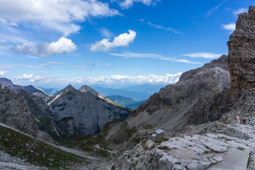Obraz premium Idyllic view of Adamello Brenta National Park, South Tyrol / Italy